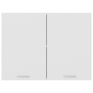 Mobile Pensile “Lyon” Bianco 80x31x60 cm in Legno Multistrato 801276