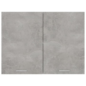 Mobile Pensile Grigio Cemento 80x31x60 cm in Legno Multistrato 801280