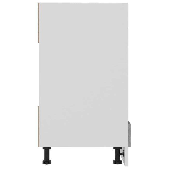 Mobile per Forno “Riga” Grigio Cemento 60x46x81,5 cm 802501