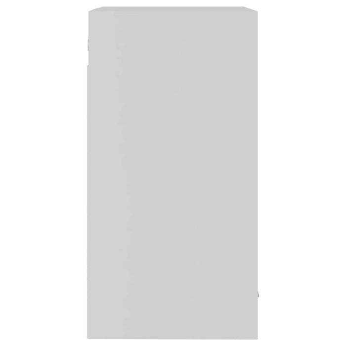 Armadio Sospeso con Vetro Bianco 40x31x60 cm Legno Multistrato 802505