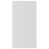 Mobile Pensile con Vetro Bianco 60x31x60 cm Legno Multistrato 802521