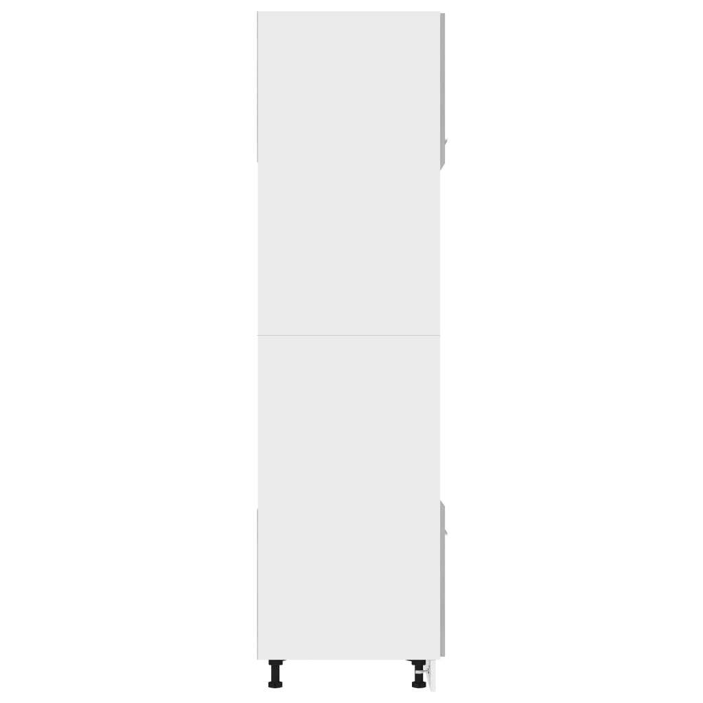 Mobile per Microonde Grigio Cemento 60x57x207 cm Multistrato 802550