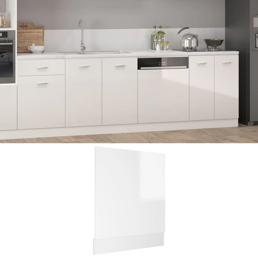 Pannello Lavastoviglie Bianco Lucido 59,5x3x67 cm Multistratocod mxl 97098