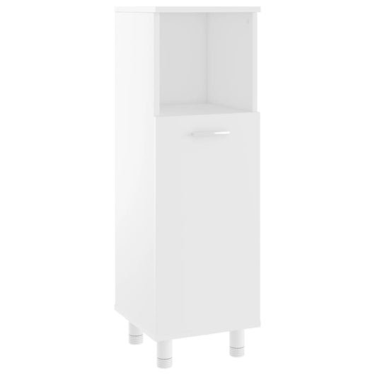 Armadio da Bagno Bianco 30x30x95 cm in Legno Multistrato 802615