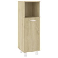 Mobile da Bagno Rovere Sonoma 30x30x95 cm in Legno Multistrato 802618
