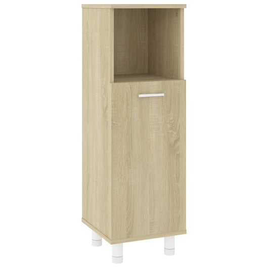 Mobile da Bagno Rovere Sonoma 30x30x95 cm in Legno Multistrato 802618