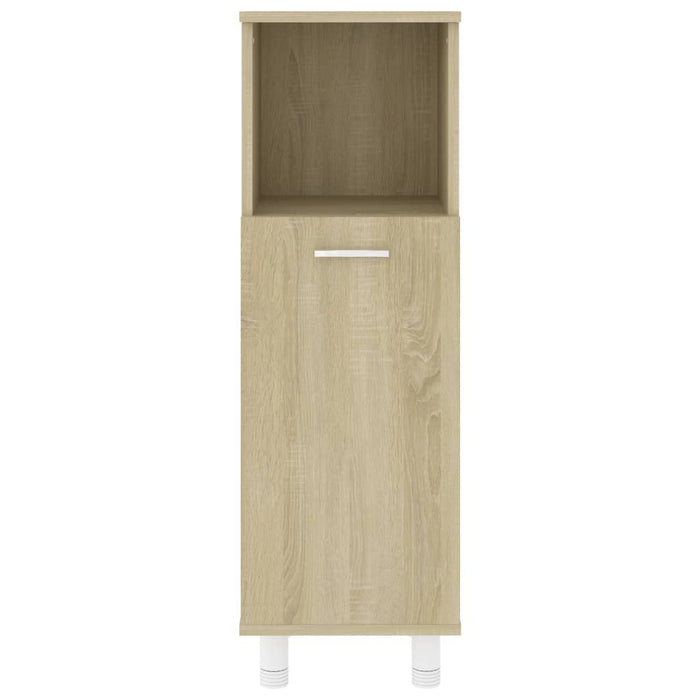 Mobile da Bagno Rovere Sonoma 30x30x95 cm in Legno Multistrato 802618