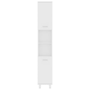 Armadio da Bagno Bianco 30x30x179 cm in Truciolato cod mxl 15032