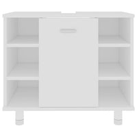 Armadio da Bagno Bianco 60x32x53,5 cm in Truciolato cod mxl 12297