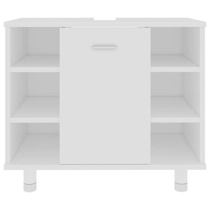 Mobile da Bagno Bianco 60x32x53,5 cm in Legno Multistrato 802633