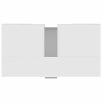 Armadio da Bagno Bianco 60x32x53,5 cm in Truciolato cod mxl 12297