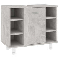 Mobile da Bagno Grigio Cemento 60x32x53,5 cm Legno Multistrato 802637