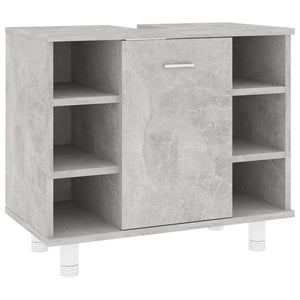 Mobile da Bagno Grigio Cemento 60x32x53,5 cm Legno Multistrato 802637