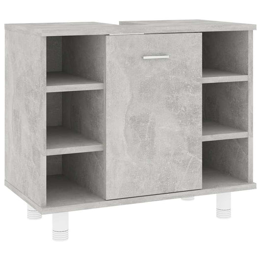 Mobile da Bagno Grigio Cemento 60x32x53,5 cm Legno Multistrato 802637