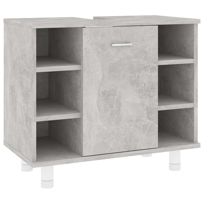 Mobile da Bagno Grigio Cemento 60x32x53,5 cm Legno Multistrato 802637