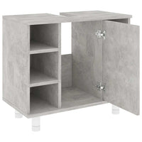Mobile da Bagno Grigio Cemento 60x32x53,5 cm Legno Multistrato 802637