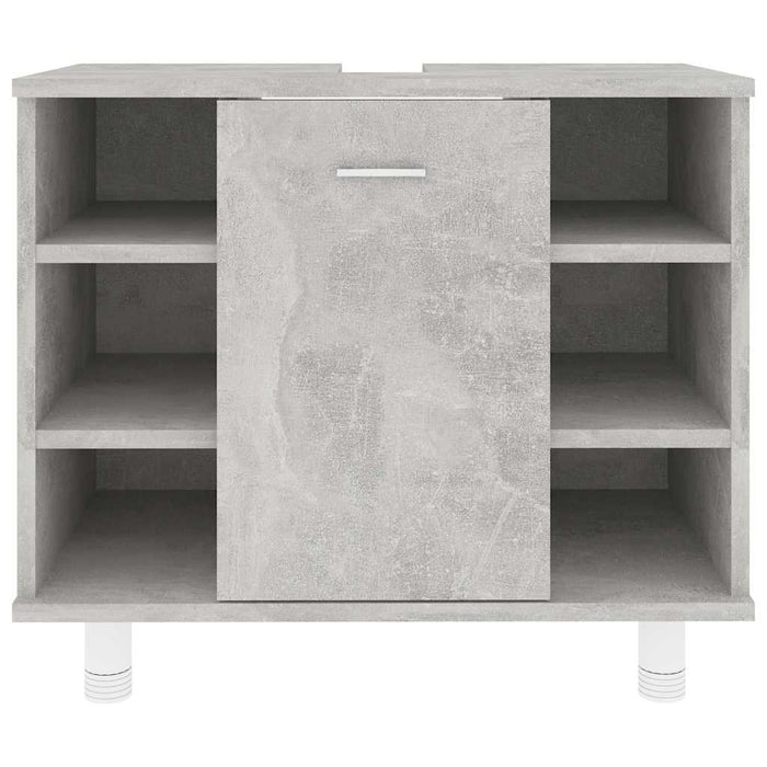 Mobile da Bagno Grigio Cemento 60x32x53,5 cm Legno Multistrato 802637