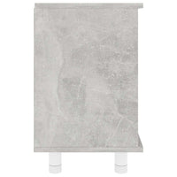 Mobile da Bagno Grigio Cemento 60x32x53,5 cm Legno Multistrato 802637