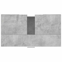 Mobile da Bagno Grigio Cemento 60x32x53,5 cm Legno Multistrato 802637