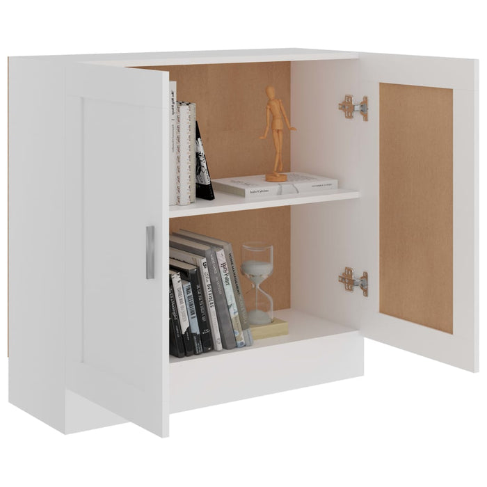 Libreria Bianca 82,5x30,5x80 cm in Legno Multistrato 802705