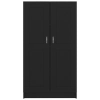 Libreria Nera 82,5x30,5x150 cm in Truciolato cod mxl 7627