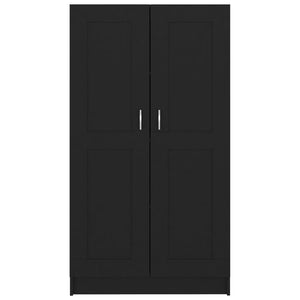 Libreria Nera 82,5x30,5x150 cm in Truciolato cod mxl 7627