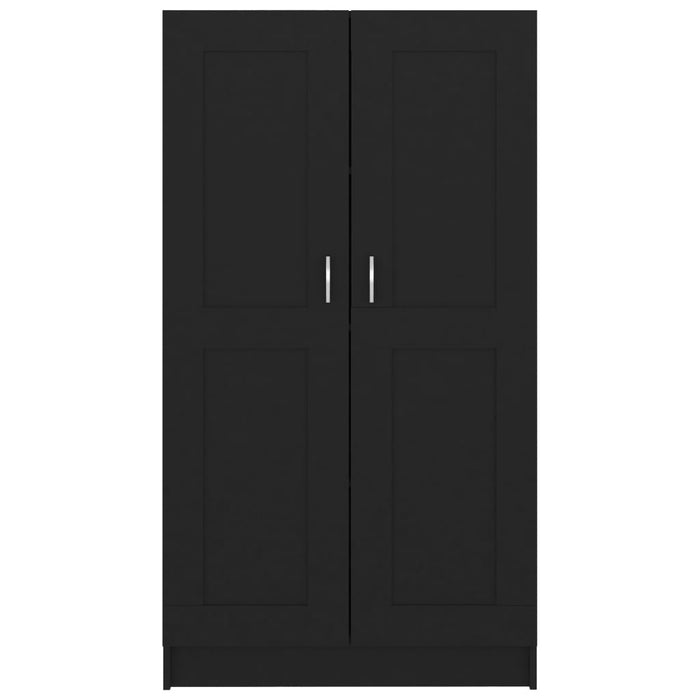 Libreria Nera 82,5x30,5x150 cm in Truciolato cod mxl 7627