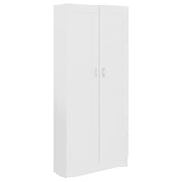 Libreria Bianca 82,5x30,5x185,5 cm in Legno Multistrato 802732