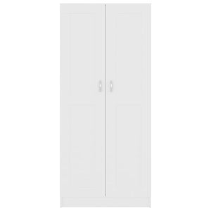 Libreria Bianca 82,5x30,5x185,5 cm in Legno Multistrato 802732