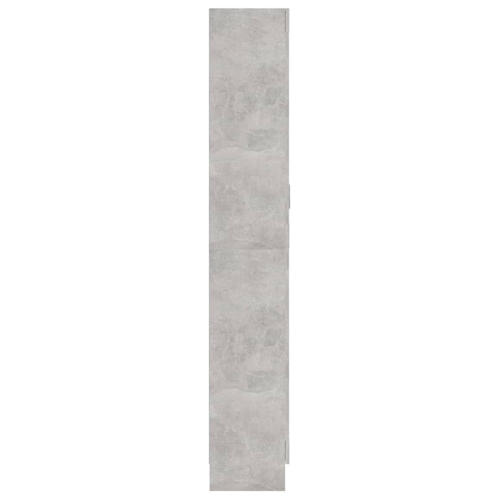 Libreria Grigio Cemento 82,5x30,5x185,5 cm in Legno Multistrato 802736