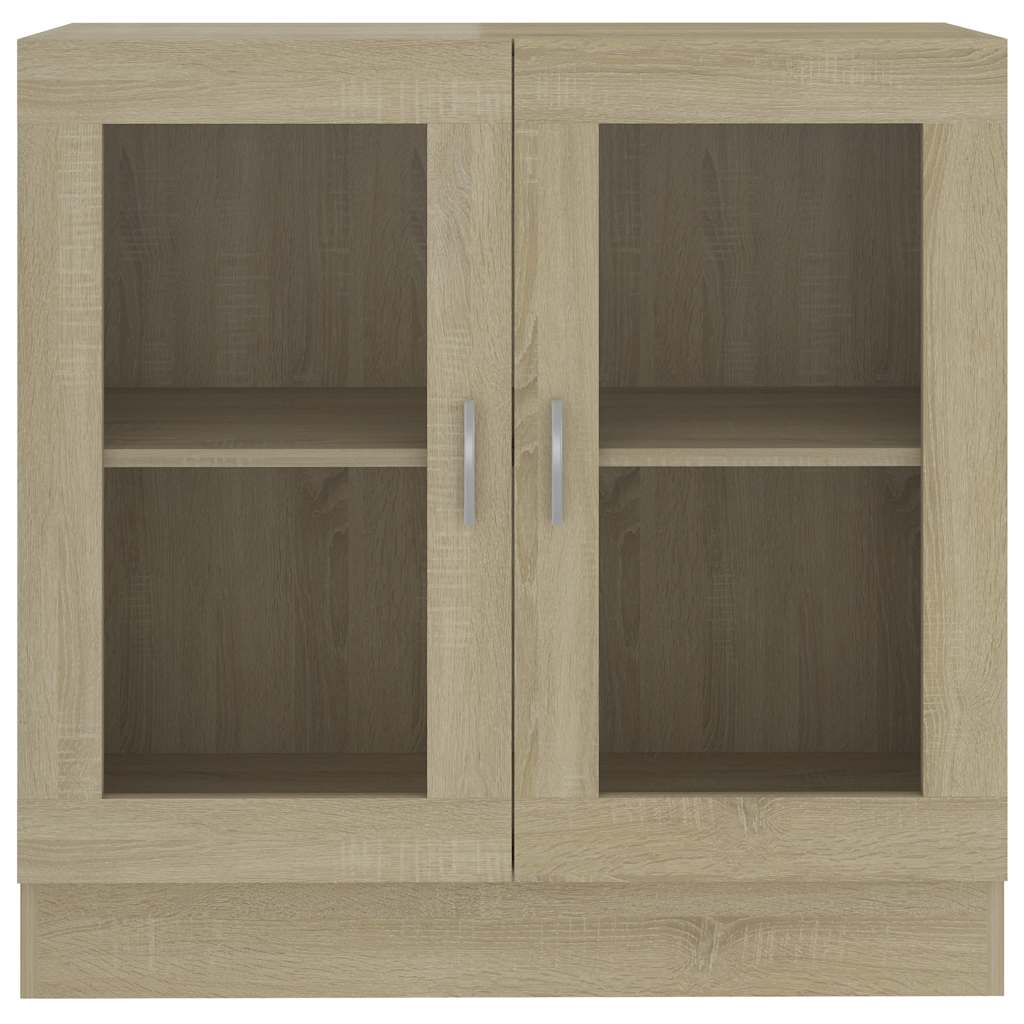 Vetrina Rovere Sonoma 82,5x30,5x80 cm in Legno Multistrato 802744