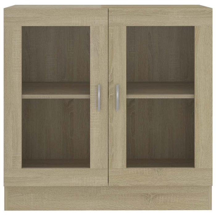 Vetrina Rovere Sonoma 82,5x30,5x80 cm in Legno Multistrato 802744