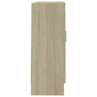 Vetrina Rovere Sonoma 82,5x30,5x80 cm in Legno Multistrato 802744