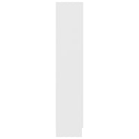 Armadietto con Vetrina Bianco 82,5x30,5x150cm Legno Multistrato 802759