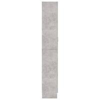 Armadietto Vetrina Grigio Cemento 82,5x30,5x185,5cm Multistrato 802772