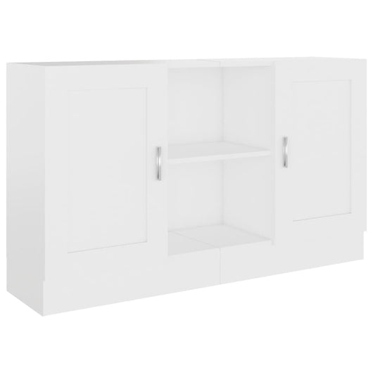 Credenza Bianca 120x30,5x70 cm in Legno Multistrato 802777