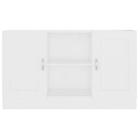 Credenza Bianca 120x30,5x70 cm in Legno Multistrato cod mxl 14135