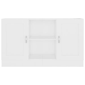 Credenza-Buffet-Armadio da cucina Bianca 120x30,5x70 cm in Legno Multistrato