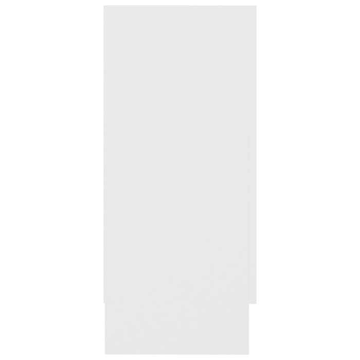 Credenza Bianca 120x30,5x70 cm in Legno Multistrato 802777