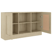 Credenza Rovere Sonoma 120x30,5x70 cm in Legno Multistrato 802780