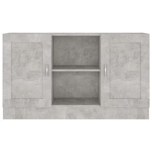 Credenza-Buffet-Armadio da cucina Grigio Cemento 120x30,5x70 cm in Legno Multistrato