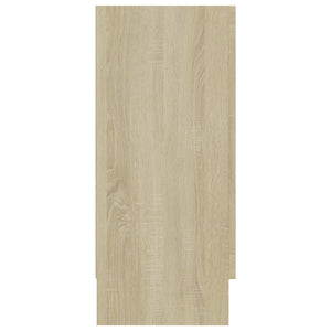 Armadietto con Vetrina Rovere Sonoma 120x30,5x70 cm Truciolato cod mxl 63214