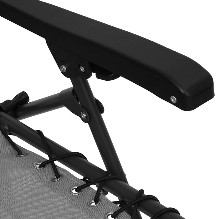 Sedia da terrazza pieghevole in textilene grigio 02_0011898