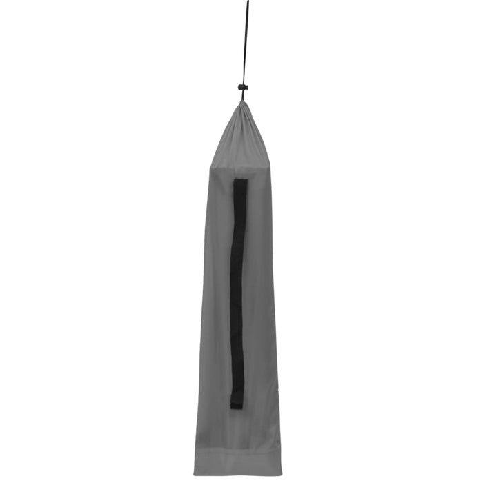 Lettini Campeggio 2pz 180x60x19cm Tessuto Oxford Acciaio Grigio