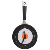 325164  Wall Clock with Fried Egg Pan Design 18,8 cm 325164