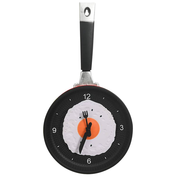 325164  Wall Clock with Fried Egg Pan Design 18,8 cm 325164