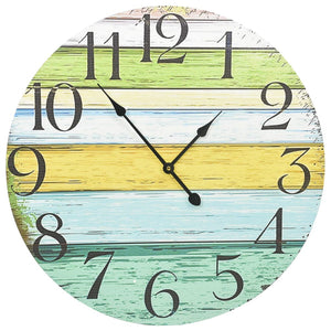 Orologio da Parete Multicolore 60 cm in MDF 325185