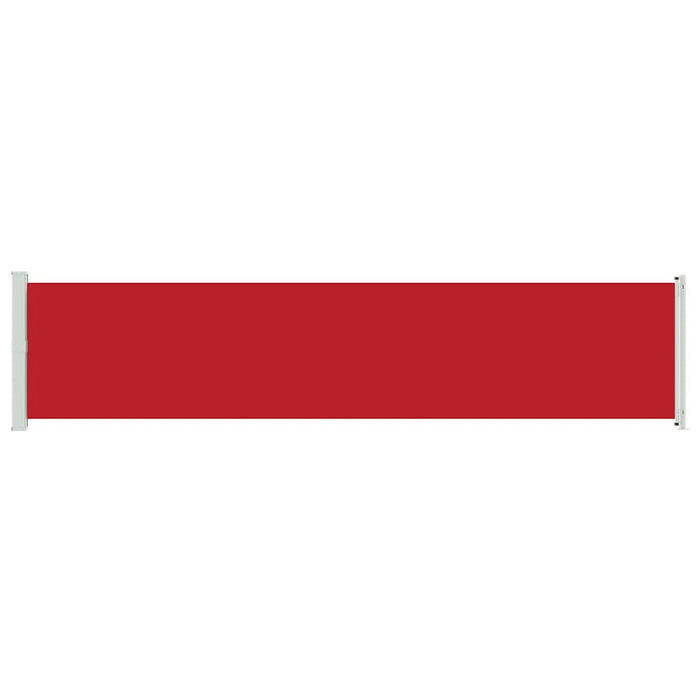 Tenda Laterale Retrattile per Patio 140x600 cm Rossa 313372