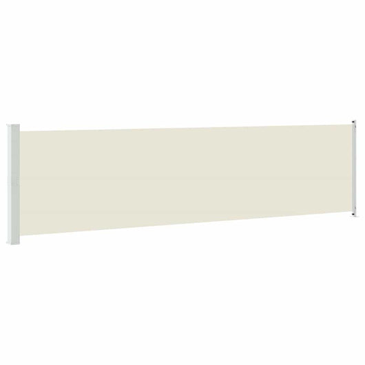 Tenda Laterale Retrattile per Patio 600x160 cm Crema 313376
