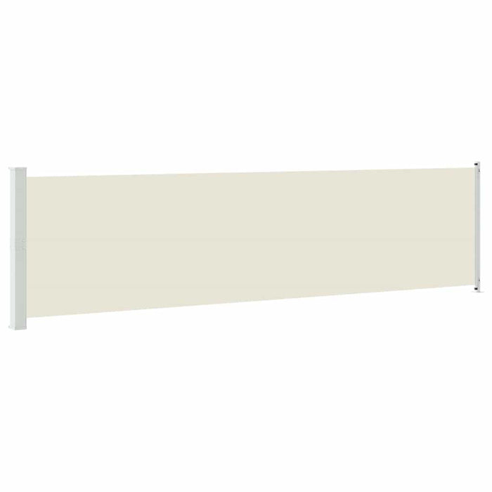 Tenda Laterale Retrattile per Patio 600x160 cm Crema 313376